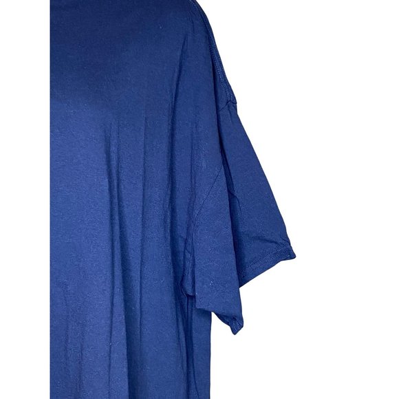 Wolves Moon Howl NO TAG NO Care Info Blue T shirt READ DETAILS - Picture 6 of 7